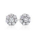 Beloved Diamond & 18K Stud Earrings